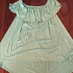 NWOT Aqua off shoulder dress